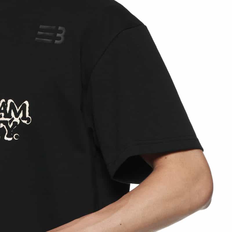 NAMESAKE NAMESAKE＜ネームセイク＞プリントTシャツ BLACK