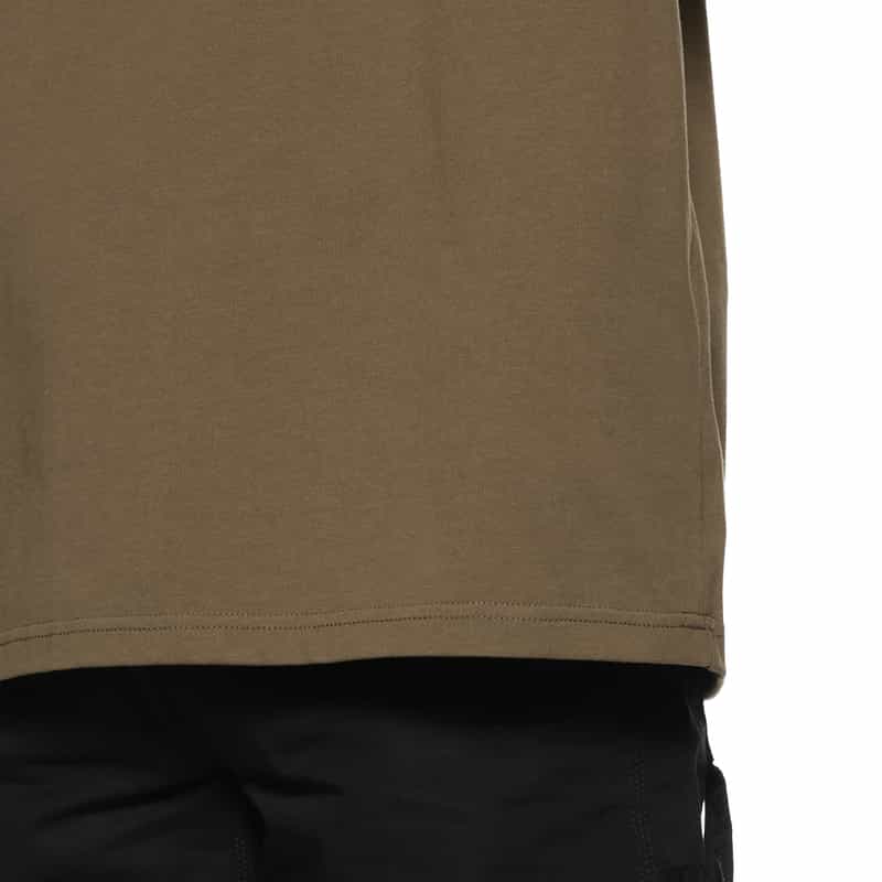 NAMESAKE NAMESAKE＜ネームセイク＞プリントTシャツ BROWN