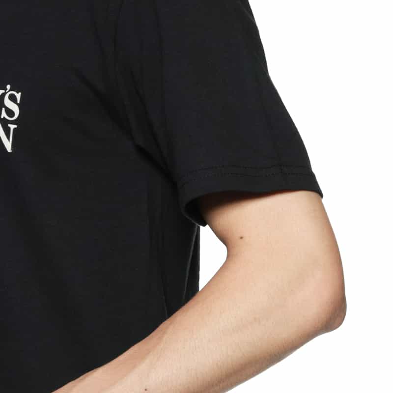 BOY'S OWN BOY’S OWN＜ボーイズ・オウン＞ロゴ入りTシャツ BLACK