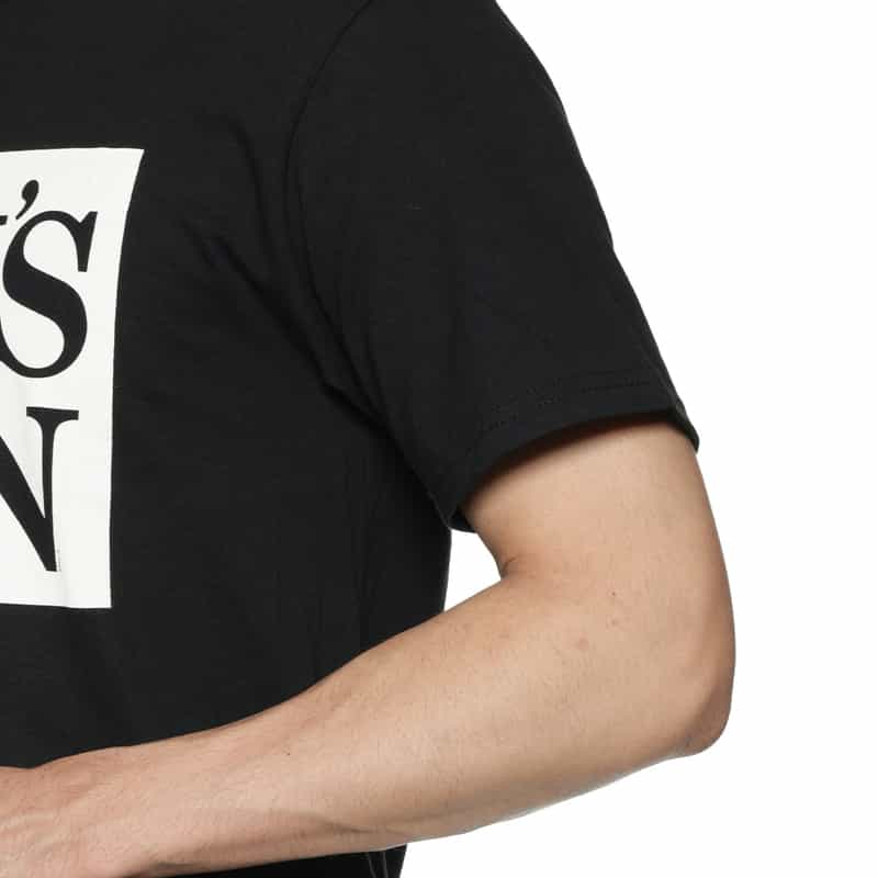 BOY'S OWN BOY’S OWN＜ボーイズ・オウン＞プリントTシャツ BLACK