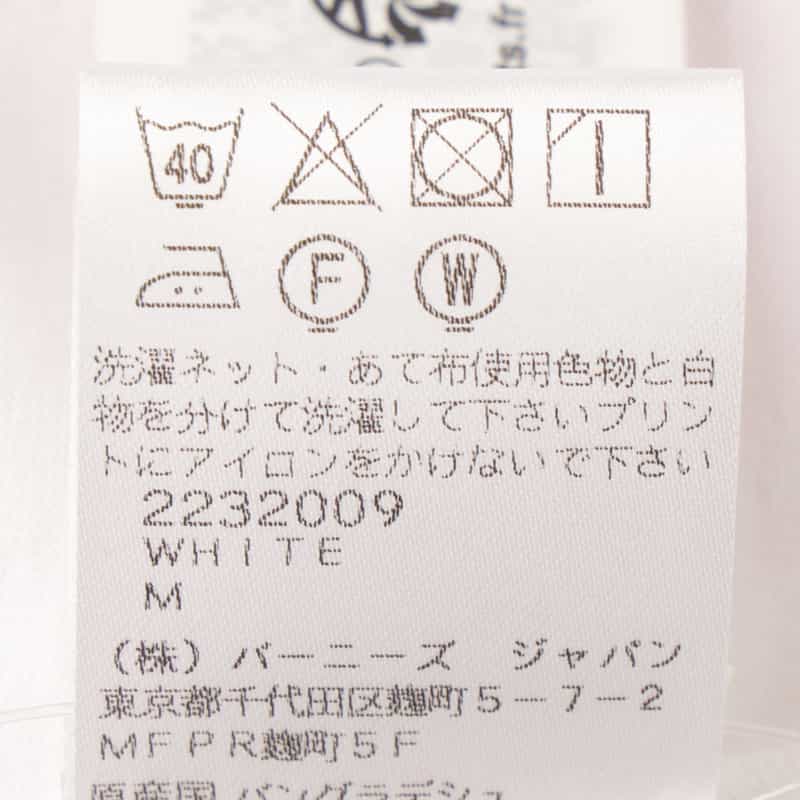 BOY'S OWN BOY’S OWN＜ボーイズ・オウン＞プリントTシャツ WHITE