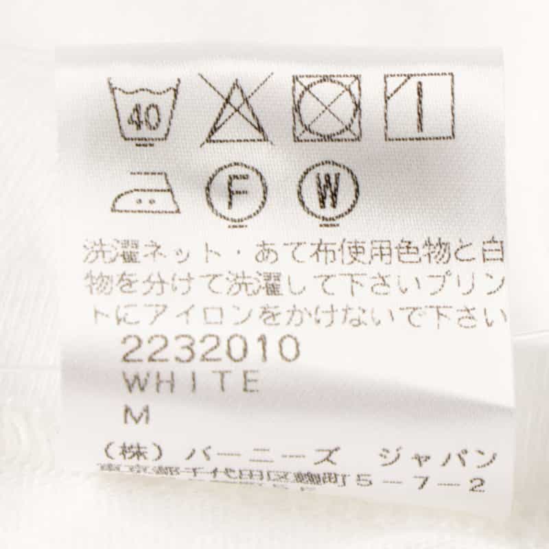 BOY'S OWN BOY’S OWN＜ボーイズ・オウン＞プリントTシャツ WHITE