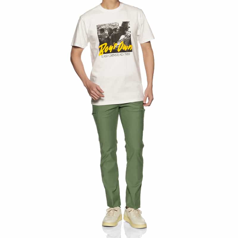 BOY'S OWN BOY’S OWN＜ボーイズ・オウン＞プリントTシャツ WHITE