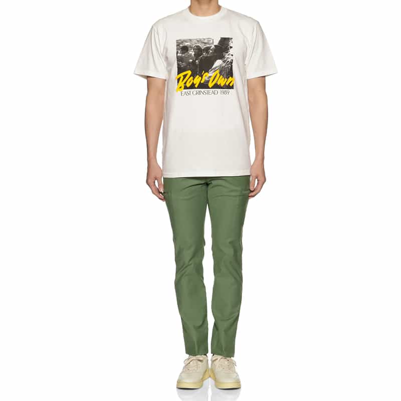 BOY'S OWN BOY’S OWN＜ボーイズ・オウン＞プリントTシャツ WHITE