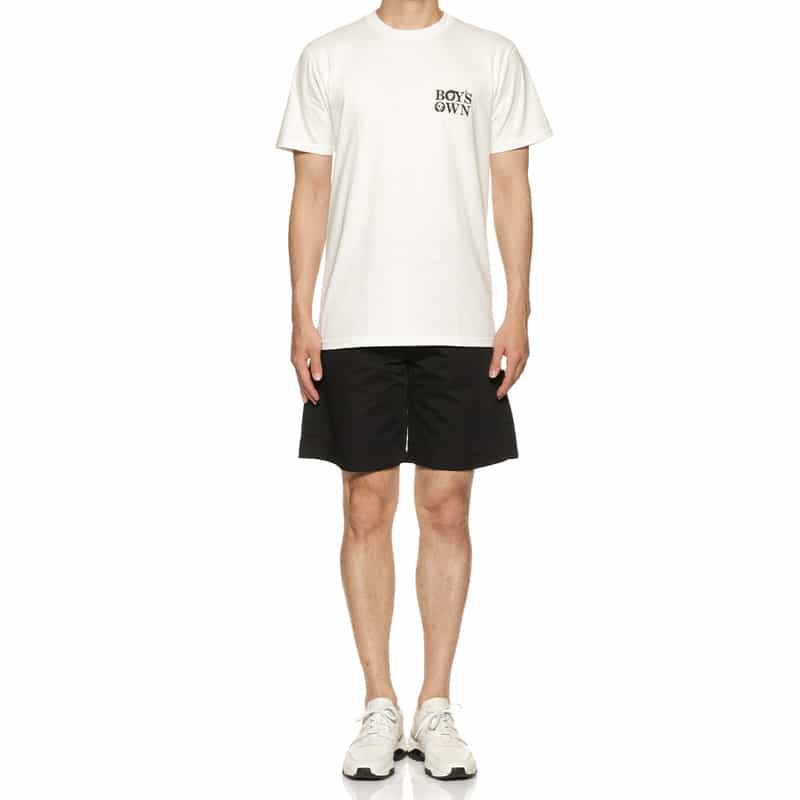 BOY'S OWN BOY’S OWN＜ボーイズ・オウン＞ロゴ入りTシャツ WHITE