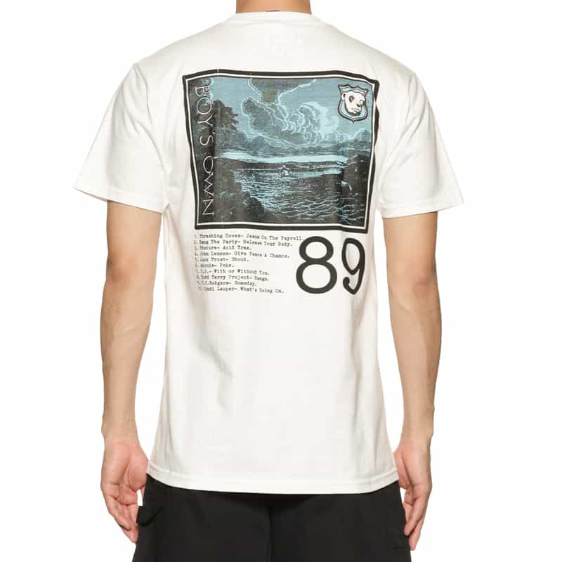 BOY'S OWN BOY’S OWN＜ボーイズ・オウン＞ロゴ入りTシャツ WHITE