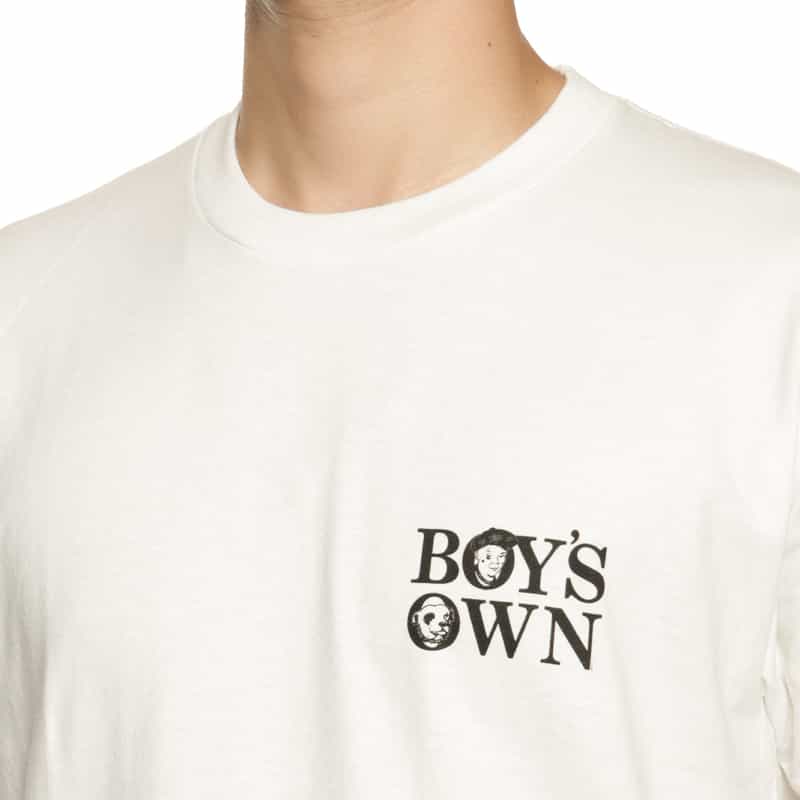 BOY'S OWN BOY’S OWN＜ボーイズ・オウン＞ロゴ入りTシャツ WHITE
