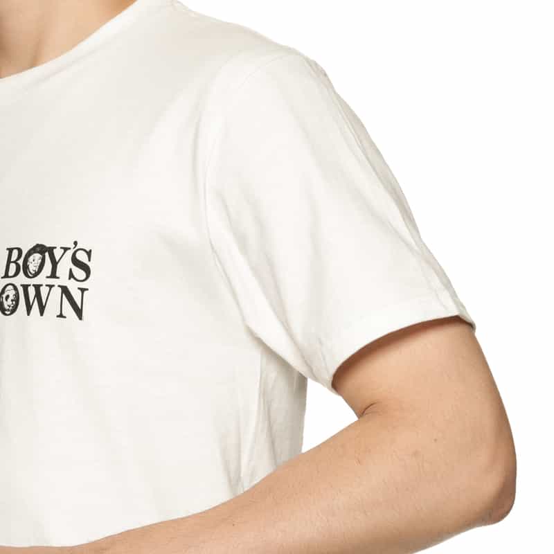 BOY'S OWN BOY’S OWN＜ボーイズ・オウン＞ロゴ入りTシャツ WHITE
