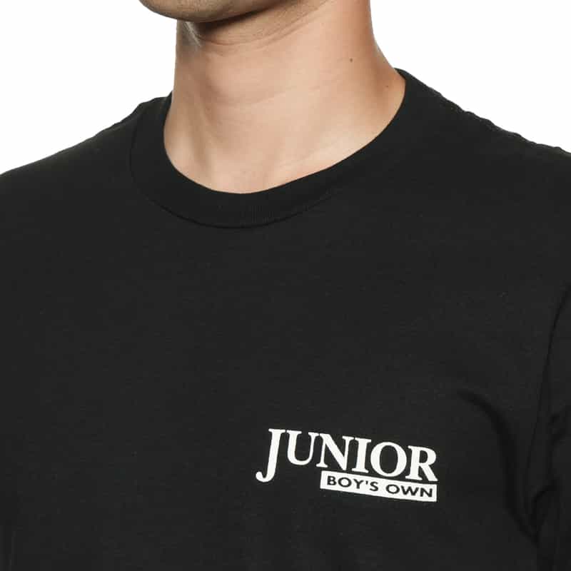BOY'S OWN BOY’S OWN＜ボーイズ・オウン＞ロゴ入りTシャツ BLACK