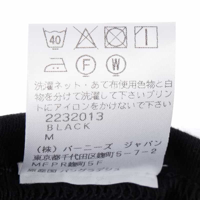 BOY'S OWN BOY’S OWN＜ボーイズ・オウン＞ロゴ入りTシャツ BLACK