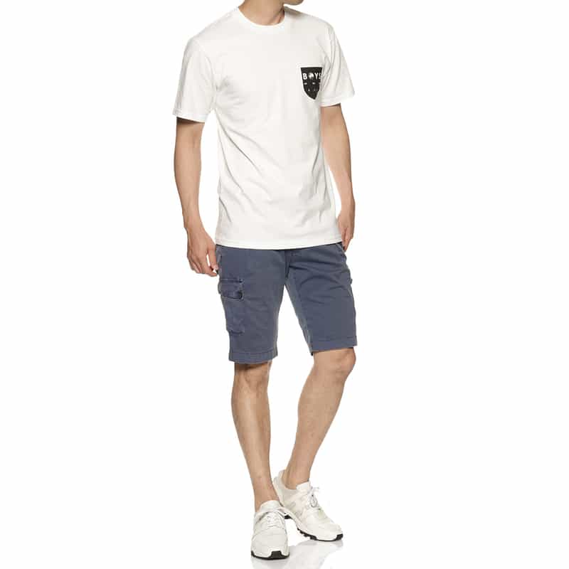 BOY'S OWN BOY’S OWN＜ボーイズ・オウン＞プリントTシャツ WHITE