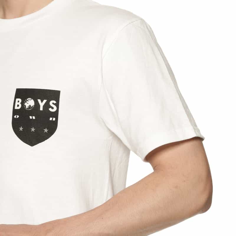 BOY'S OWN BOY’S OWN＜ボーイズ・オウン＞プリントTシャツ WHITE
