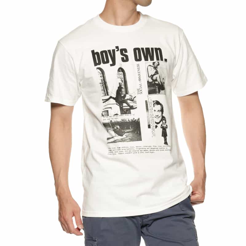 BOY'S OWN プリントTシャツ WHITE