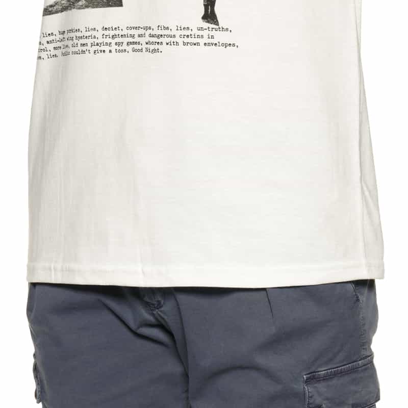 BOY'S OWN BOY’S OWN＜ボーイズ・オウン＞プリントTシャツ WHITE