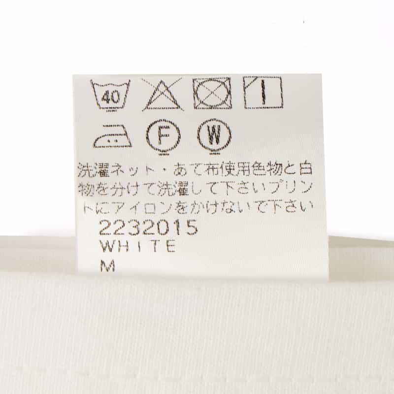 BOY'S OWN BOY’S OWN＜ボーイズ・オウン＞プリントTシャツ WHITE
