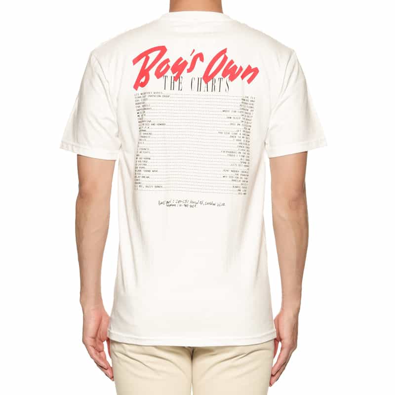 BOY'S OWN BOY’S OWN＜ボーイズ・オウン＞プリントTシャツ WHITE
