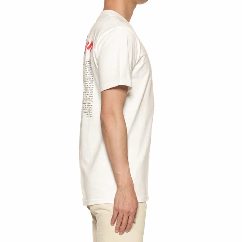 BOY'S OWN BOY’S OWN＜ボーイズ・オウン＞プリントTシャツ WHITE