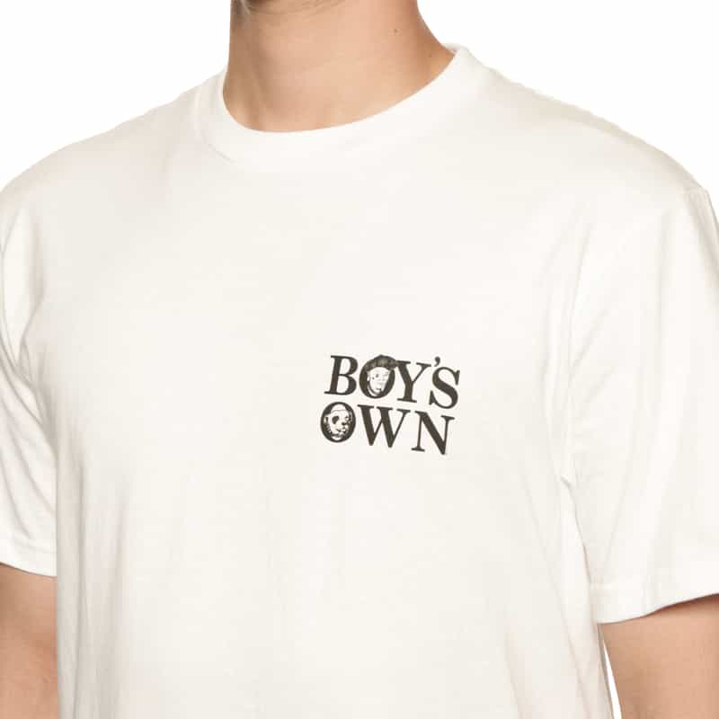 BOY'S OWN BOY’S OWN＜ボーイズ・オウン＞プリントTシャツ WHITE
