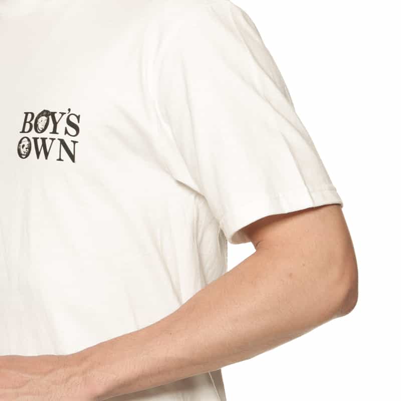 BOY'S OWN BOY’S OWN＜ボーイズ・オウン＞プリントTシャツ WHITE