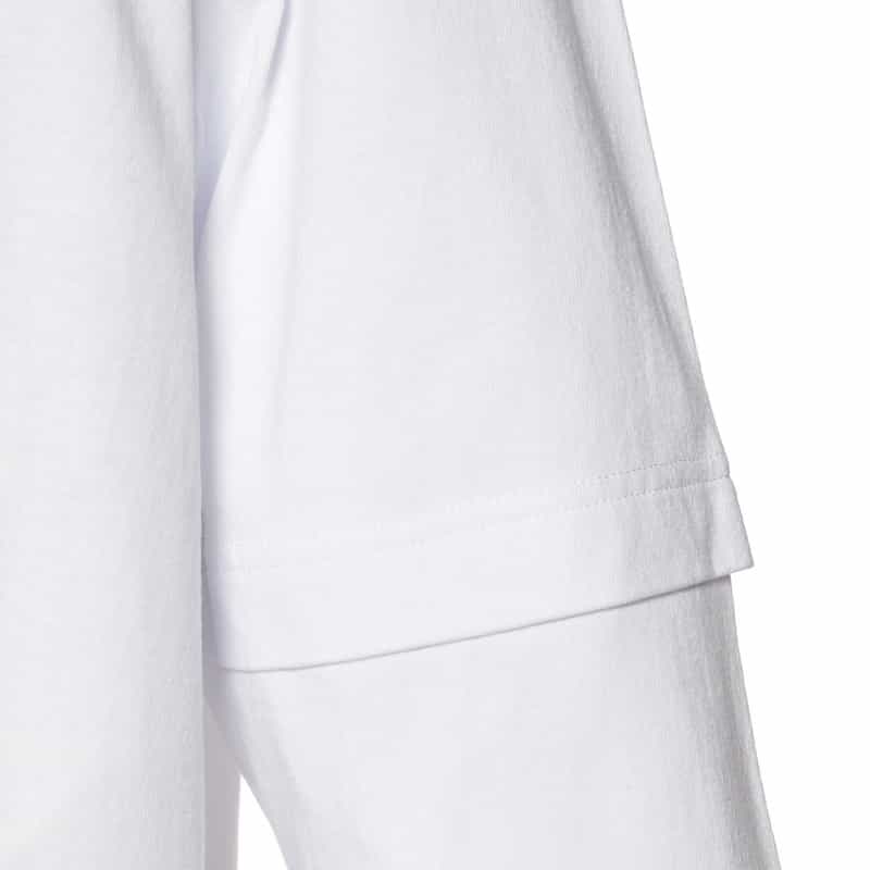 SACAI SACAI＜サカイ＞サイドスナップ ロゴ入りカットソー WHITE