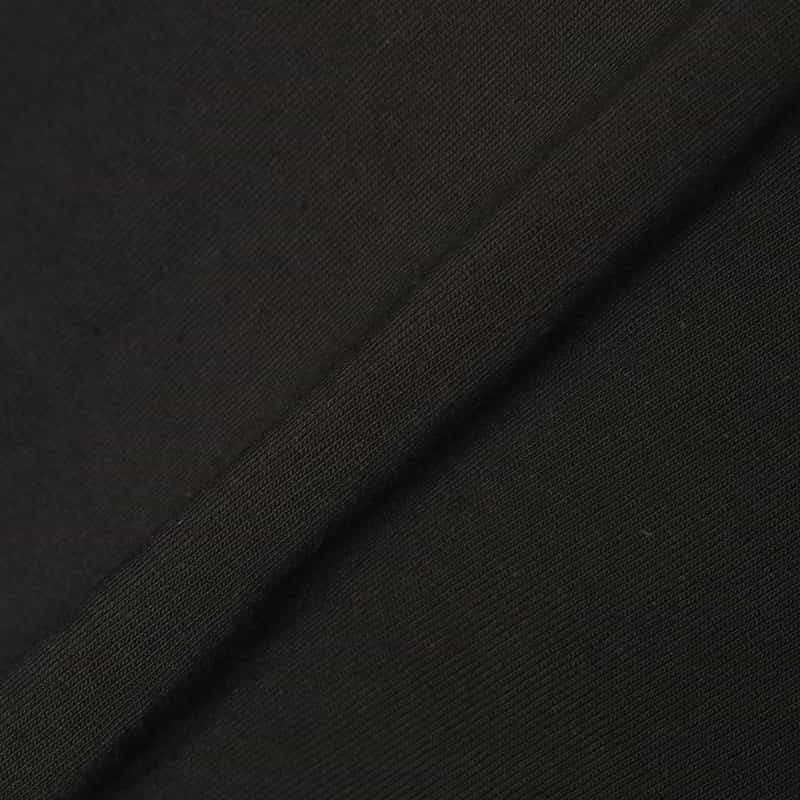 SACAI SACAI＜サカイ＞サイドスナップ ロゴ入りカットソー BLACK