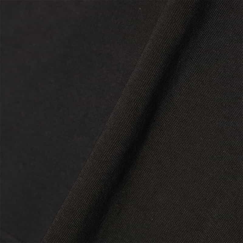 SACAI SACAI＜サカイ＞サイドスナップ ロゴ入りTシャツ BLACK