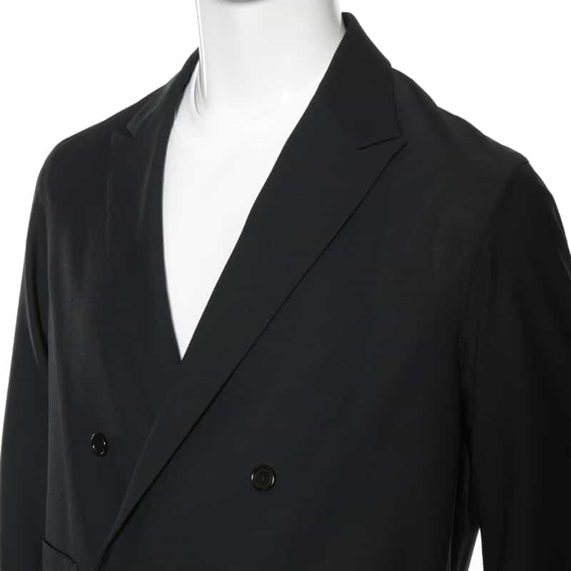 BARNEYS NEW YORK セットアップ ダブルブレステッド ジャケット NAVY