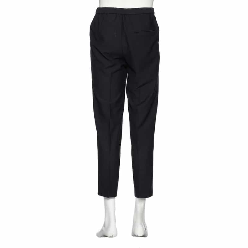 BARNEYS NEW YORK セットアップ ドローストリング スリムテーパード パンツ NAVY