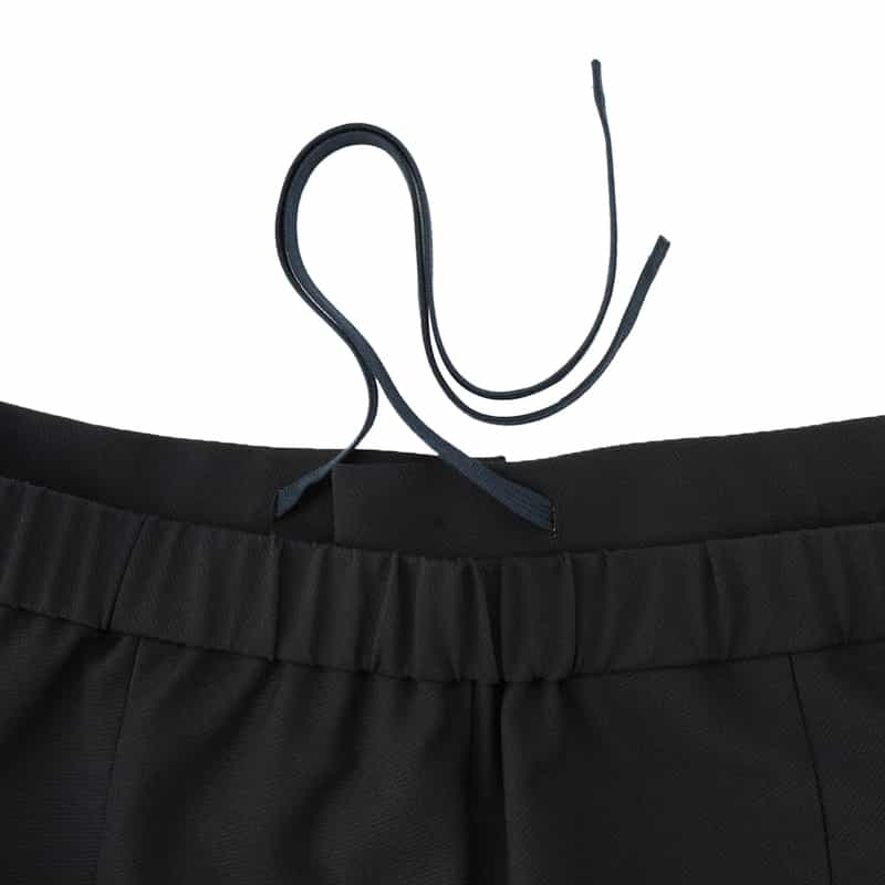 BARNEYS NEW YORK セットアップ ドローストリング スリムテーパード パンツ NAVY