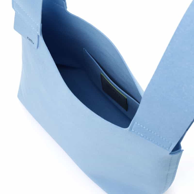 ZATTU "CONCH" ショルダーバッグ LIGHT BLUE