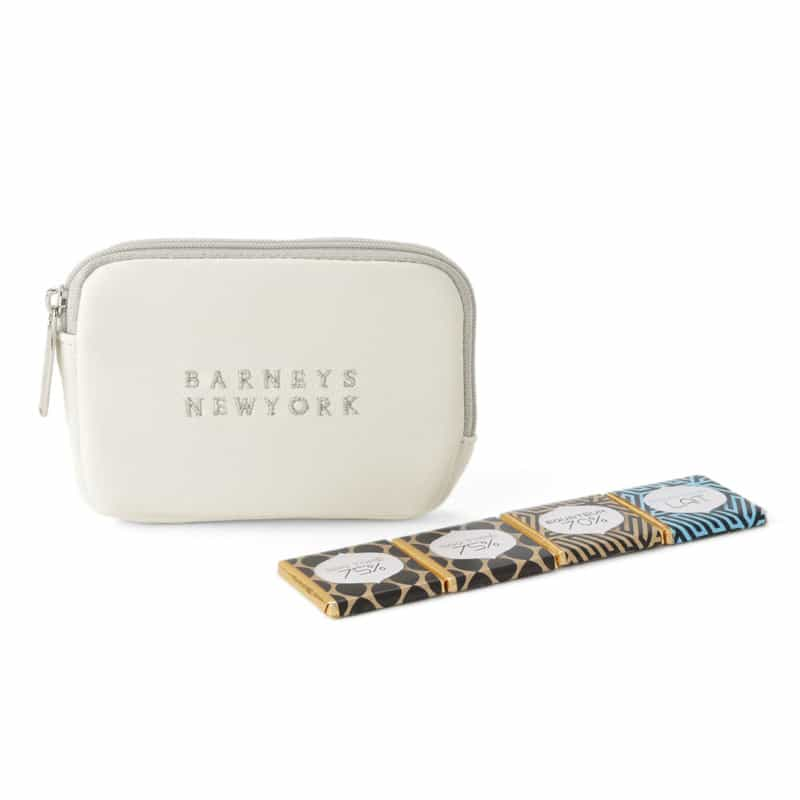 BARNEYS NEW YORK チョコレートポーチ (エコレザー／WHITE) WHITE