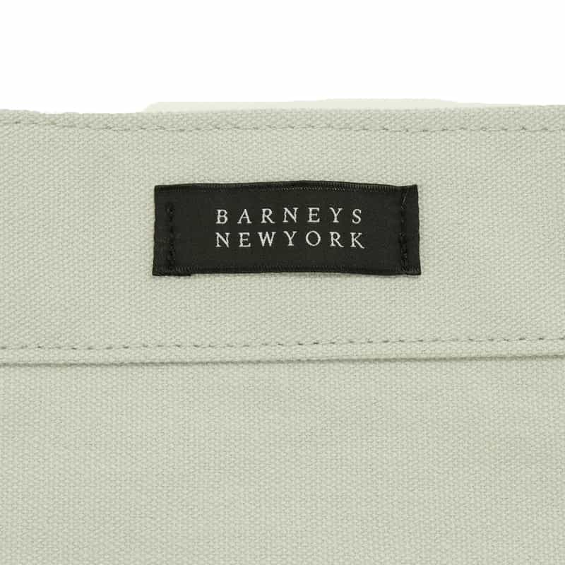 BARNEYS NEW YORK ロゴ入り トートバッグ "FUKUOKA" IVORY