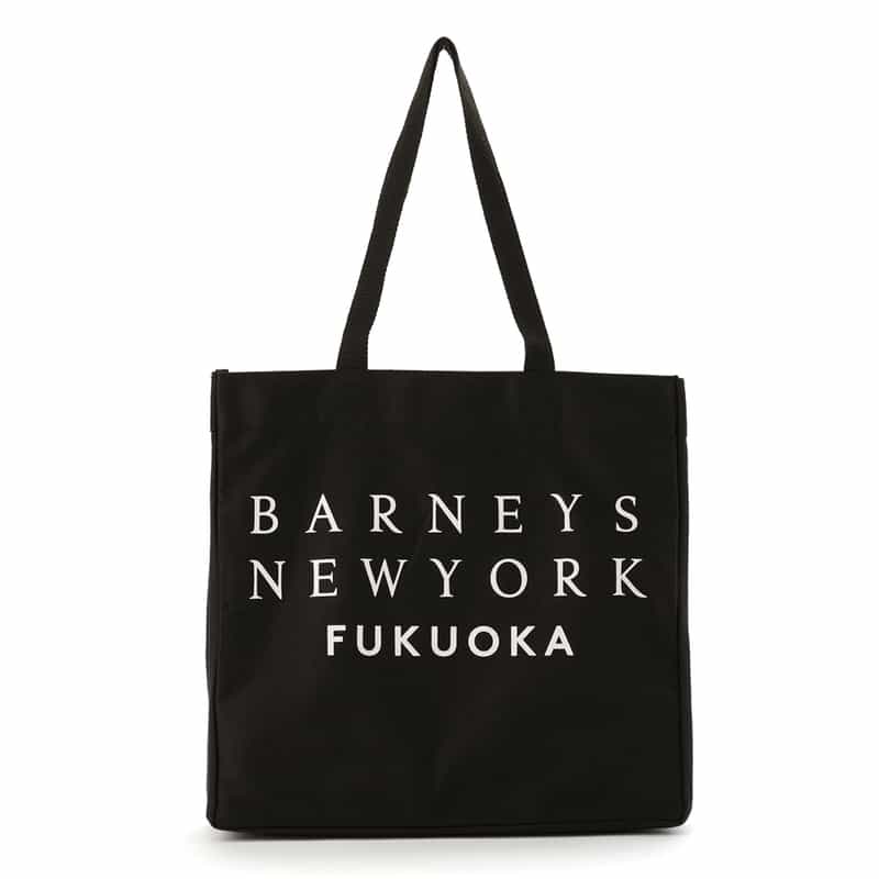 BARNEYS NEW YORK ロゴ入り トートバッグ "FUKUOKA" BLACK