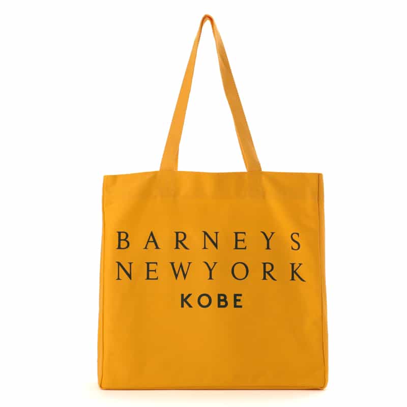 BARNEYS NEW YORK ロゴ入り トートバッグ "KOBE" YELLOW