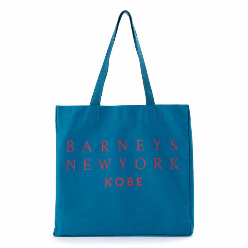 BARNEYS NEW YORK ロゴ入り トートバッグ "KOBE" BLUE