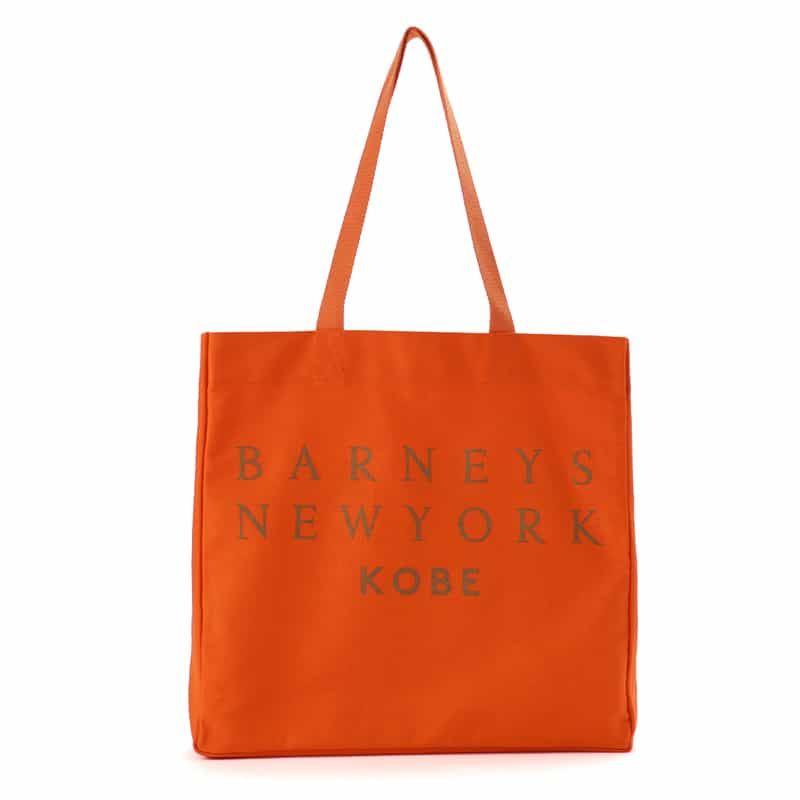 BARNEYS NEW YORK ロゴ入り トートバッグ "KOBE" ORANGE