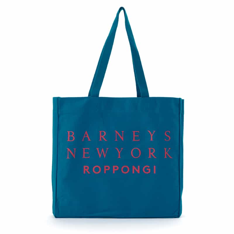BARNEYS NEW YORK ロゴ入り トートバッグ "ROPPONGI" BLUE