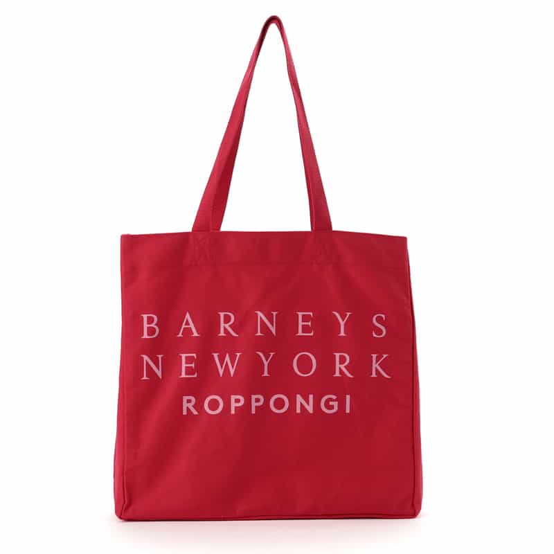 BARNEYS NEW YORK ロゴ入り トートバッグ "ROPPONGI" RED
