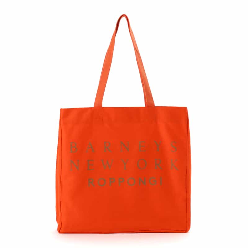 BARNEYS NEW YORK ロゴ入り トートバッグ "ROPPONGI" ORANGE