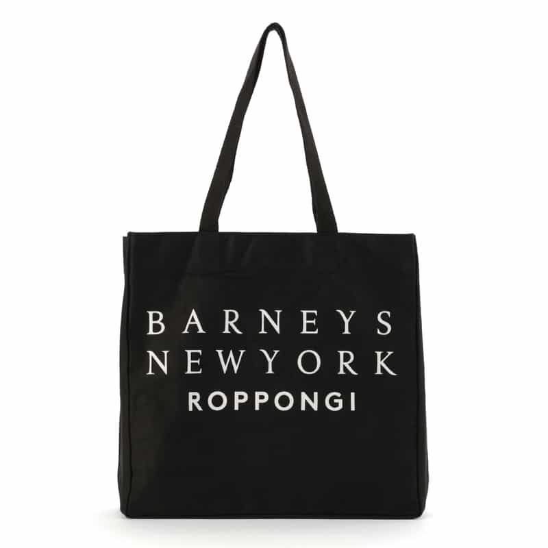 BARNEYS NEW YORK ロゴ入り トートバッグ "ROPPONGI" BLACK