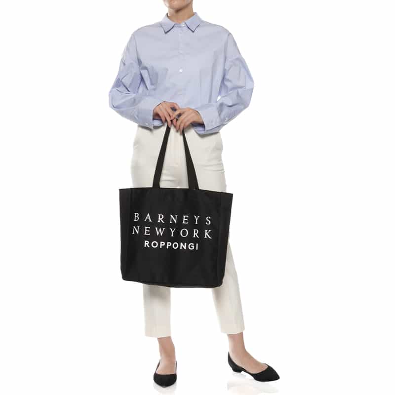 BARNEYS NEW YORK ロゴ入り トートバッグ "ROPPONGI" BLACK