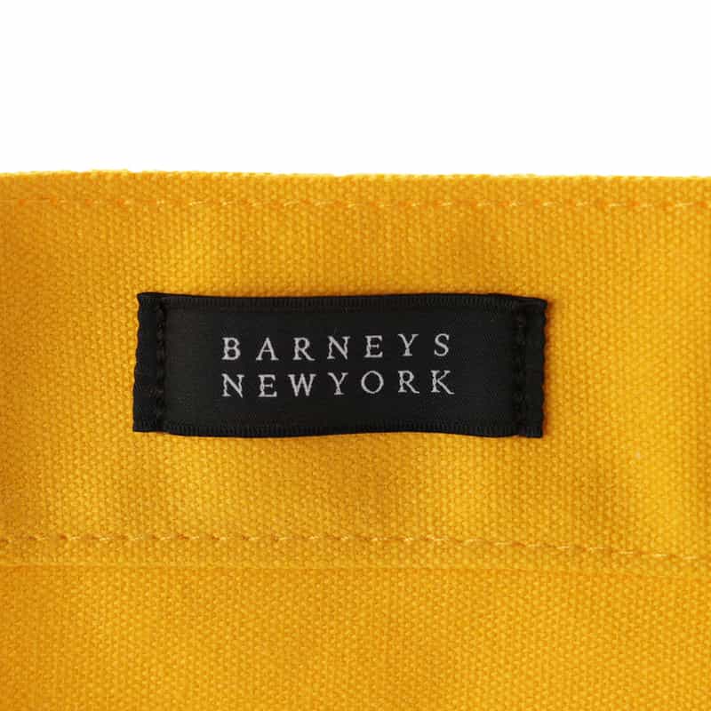 BARNEYS NEW YORK ロゴ入り トートバッグ "SHIBUYA" YELLOW