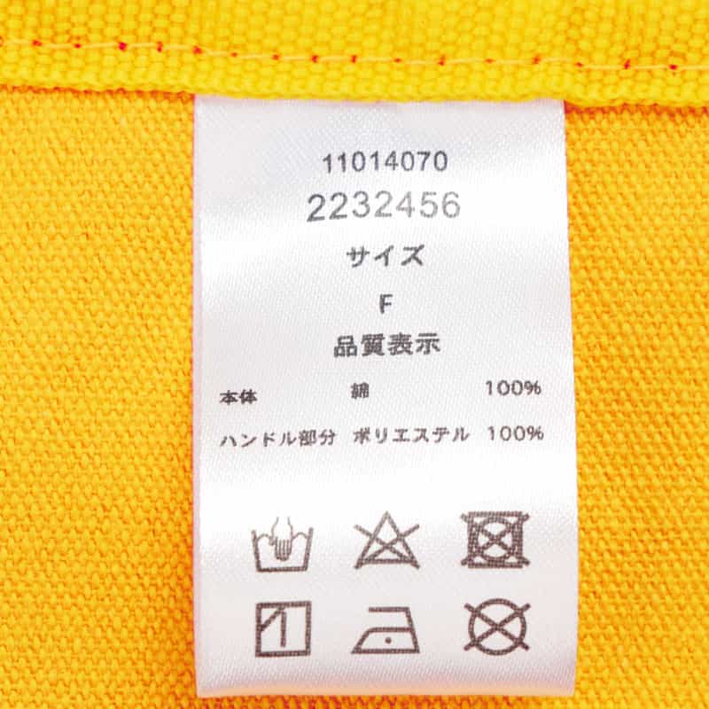 BARNEYS NEW YORK ロゴ入り トートバッグ "SHIBUYA" YELLOW