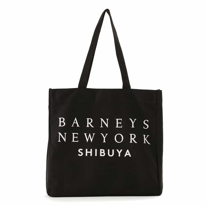 BARNEYS NEW YORK ロゴ入り トートバッグ "SHIBUYA" BLACK