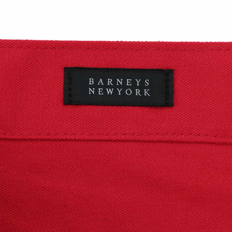 BARNEYS NEW YORK ロゴ入り トートバッグ "YOKOHAMA" RED