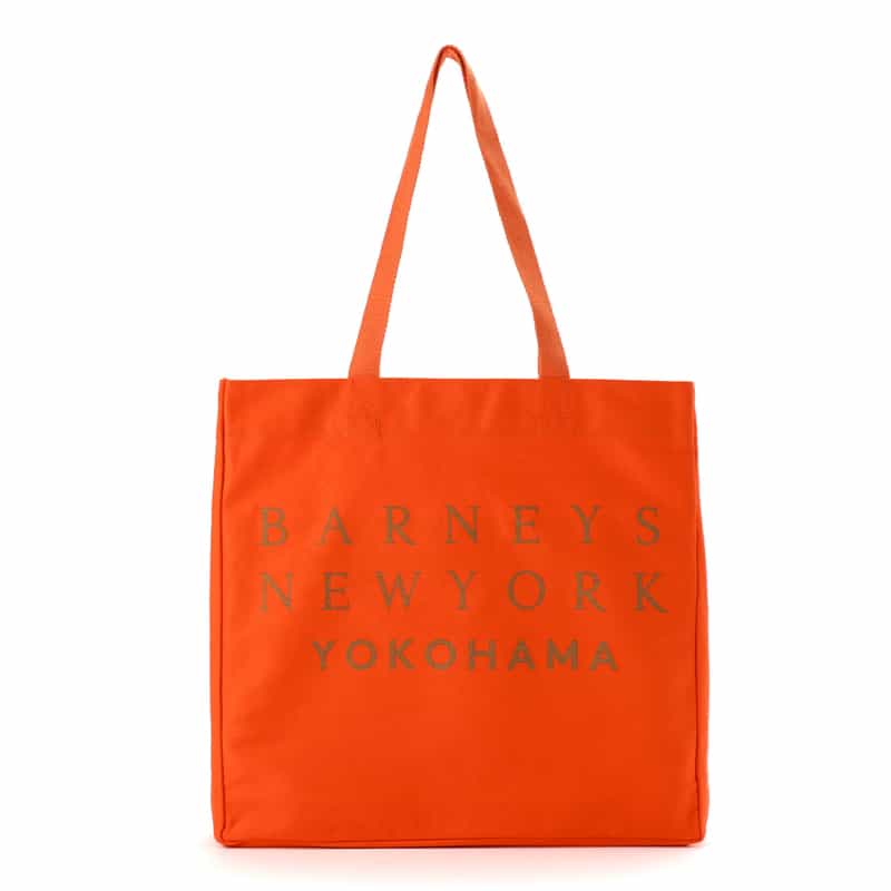 BARNEYS NEW YORK ロゴ入り トートバッグ "YOKOHAMA" ORANGE