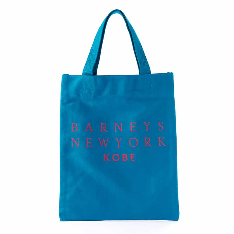 BARNEYS NEW YORK ロゴ入り ミニトートバッグ "KOBE" BLUE