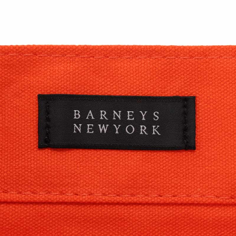 BARNEYS NEW YORK ロゴ入り ミニトートバッグ "KOBE" ORANGE