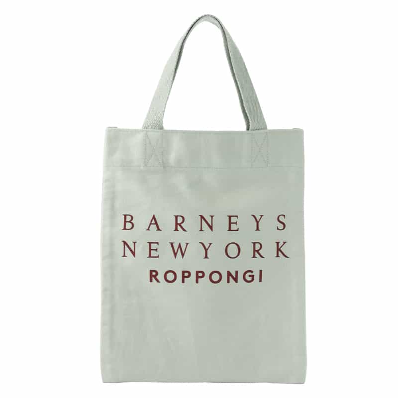 BARNEYS NEW YORK ロゴ入り ミニトートバッグ "ROPPONGI" IVORY