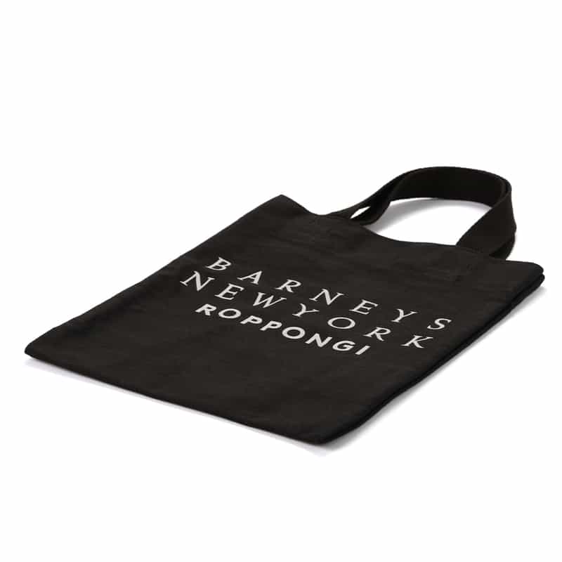BARNEYS NEW YORK ロゴ入り ミニトートバッグ "ROPPONGI" BLACK